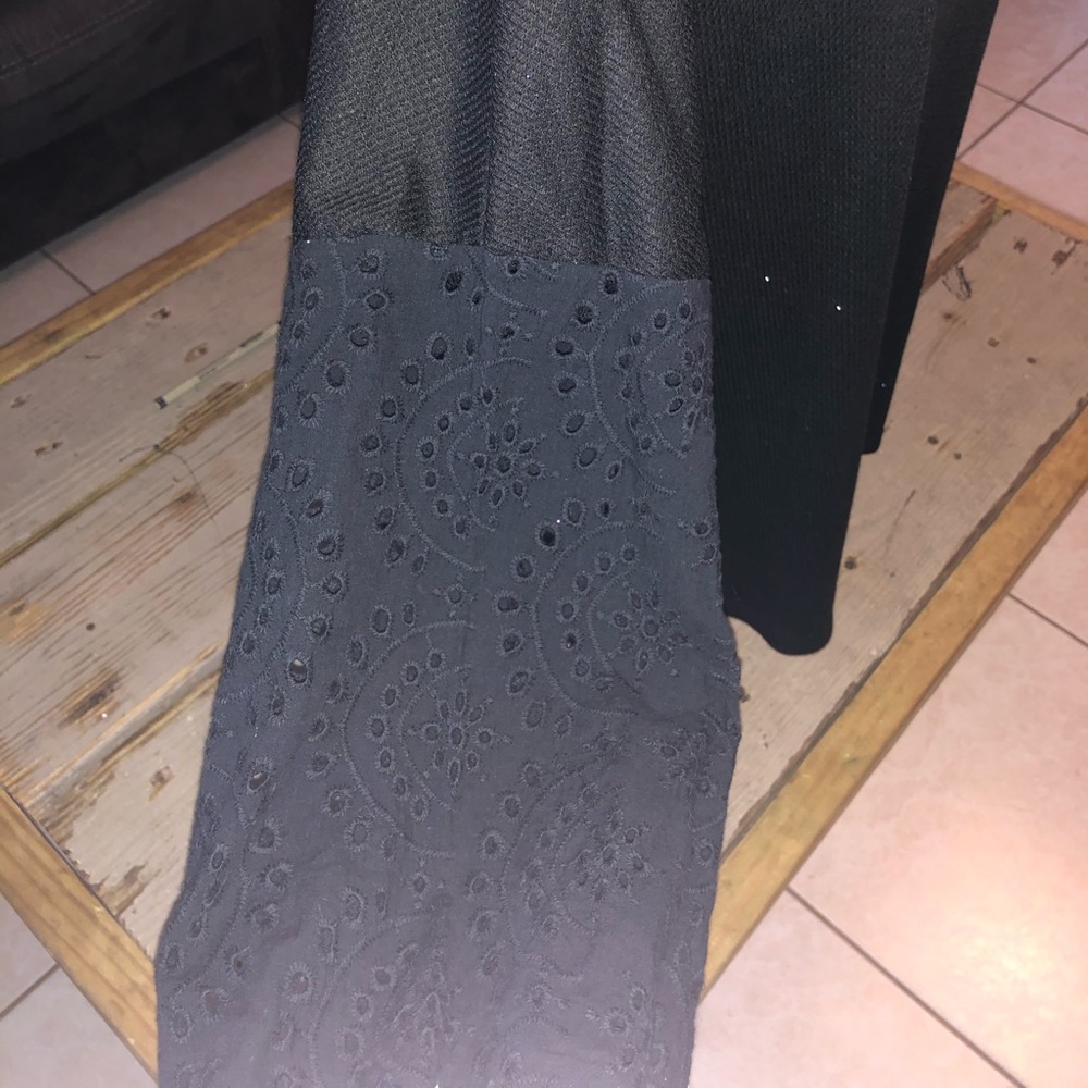 Loose Cross-Neck Cutout Long-Sleeved Off-Shoulder - Picture 4 of 6